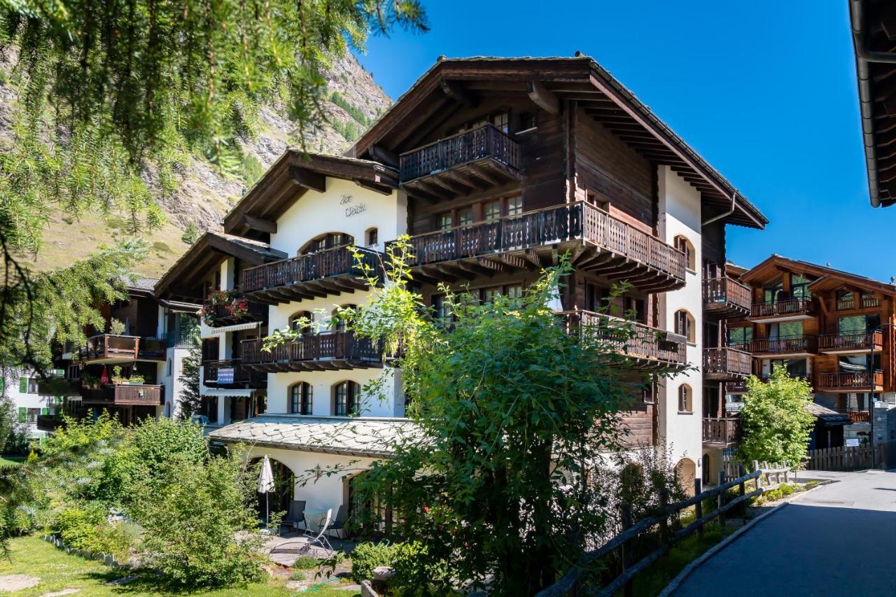 Ferienwohnung Haus Zer Weidu Zermatt Exterior foto